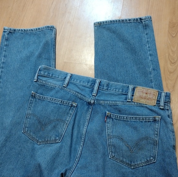 Levis 505 Straight Leg Mens jeans 40x30 - Picture 3 of 4